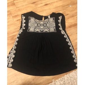 Gently Worn Forever 21 Embroidered top
